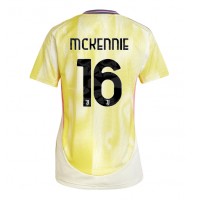 Camiseta Juventus Weston McKennie #16 Segunda Equipación Replica 2024-25 para mujer mangas cortas